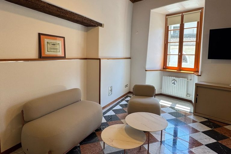 Sala d'attesa dello Studio Notarile Federica Greco a Tirano